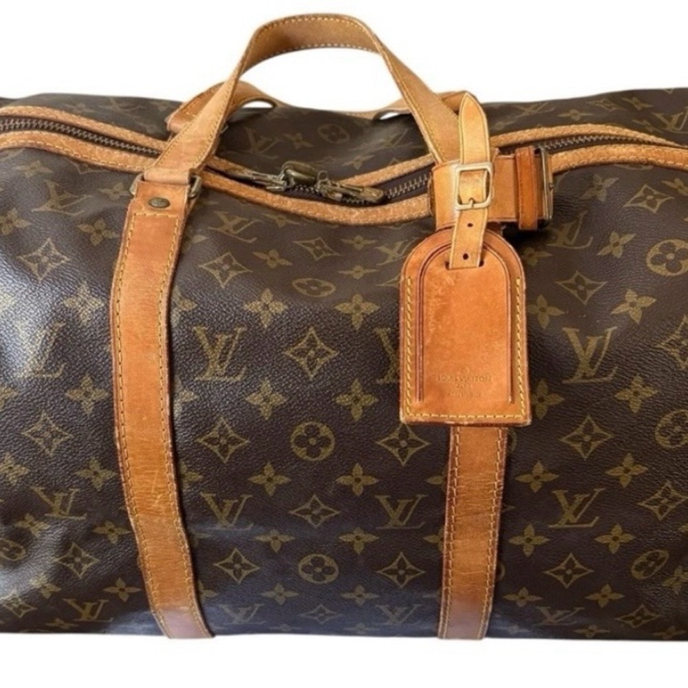 💯Authentic Louis Vuitton Brown Monogram Travel Bag certified by Poshmark - Picture 4 of 11